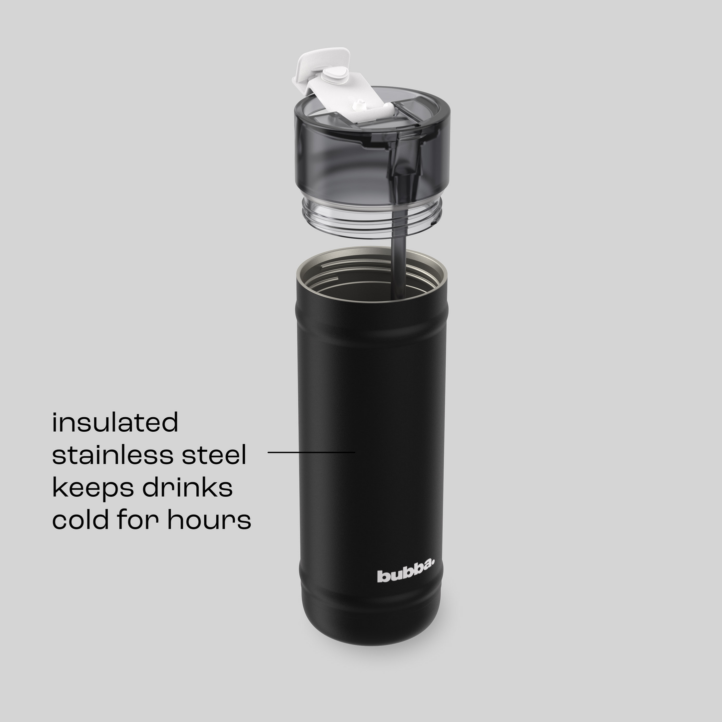 bubba 32 oz DualSip Insulated Stainless Steel Water Bottle - Office Siren - US 7863