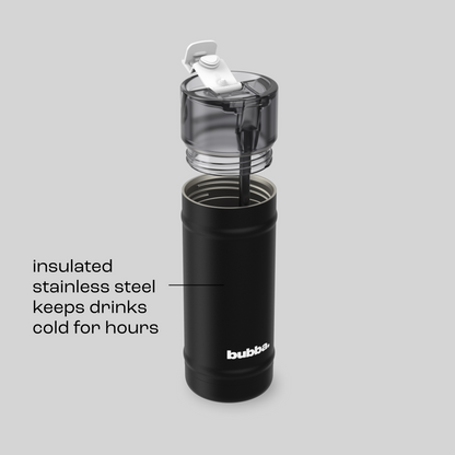 bubba 18 oz DualSip Insulated Stainless Steel Water Bottle -  Office Siren - US 7299
