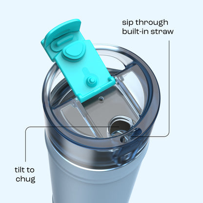 bubba 24 oz DualSip Insulated Stainless Steel Water Bottle - Daydreamin - US 4898