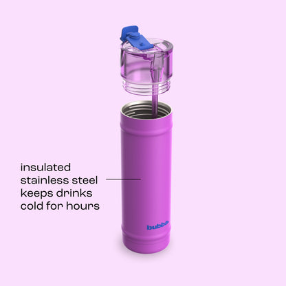 bubba 24 oz DualSip Insulated Stainless Steel Water Bottle - Mood Booster - US 2582