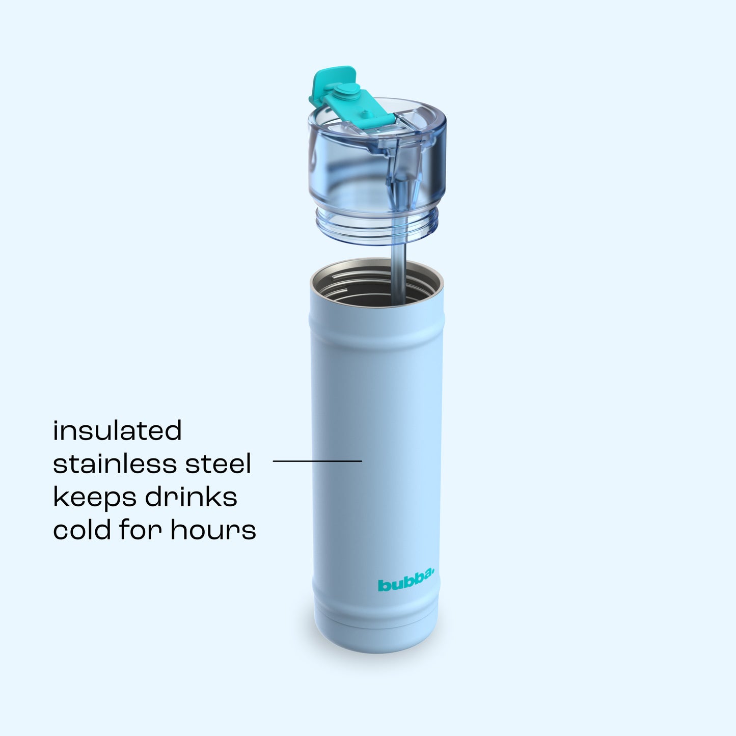 bubba 24 oz DualSip Insulated Stainless Steel Water Bottle - Daydreamin - US 4898