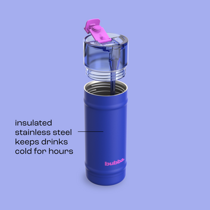 bubba 18 oz DualSip Insulated Stainless Steel Water Bottle - Ocean Energy - US 1995