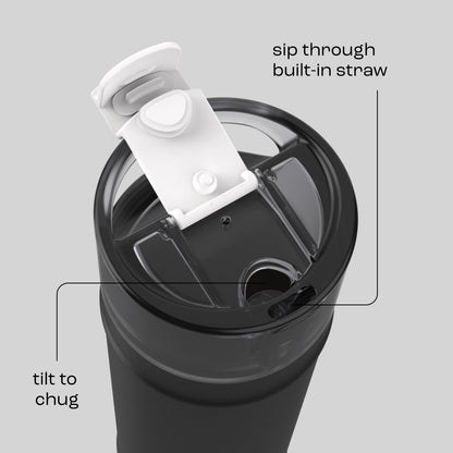 bubba 24 oz DualSip Insulated Stainless Steel Water Bottle - Office Siren - US 1815