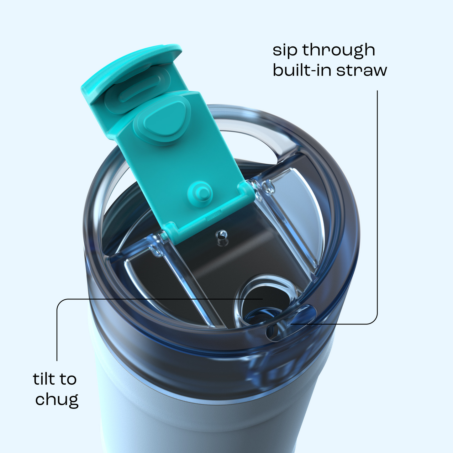bubba 18 oz DualSip Insulated Stainless Steel Water Bottle - Daydreamin - US 5937