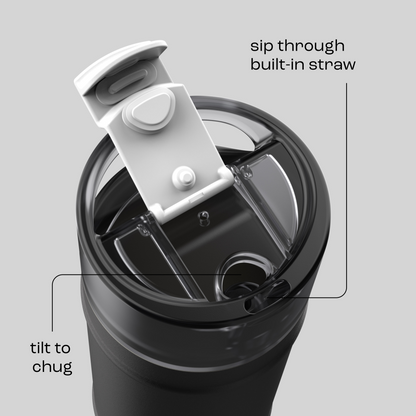 bubba 18 oz DualSip Insulated Stainless Steel Water Bottle -  Office Siren - US 7299