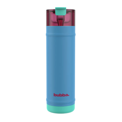 bubba 24 oz DualSip Insulated Stainless Steel Water Bottle - Blue Ribbon - US 8818