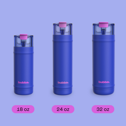 bubba 18 oz DualSip Insulated Stainless Steel Water Bottle - Ocean Energy - US 1995