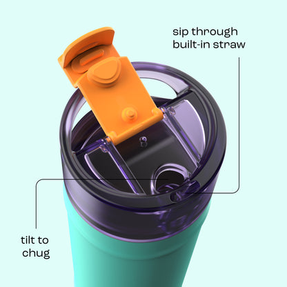 bubba 24 oz DualSip Insulated Stainless Steel Water Bottle -  Field Trip - US 2430